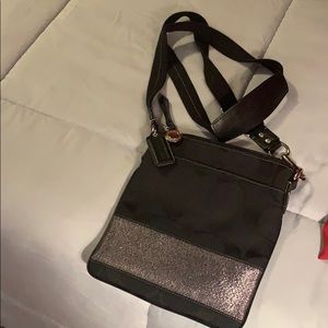 Coach signature Jacquard crossbody